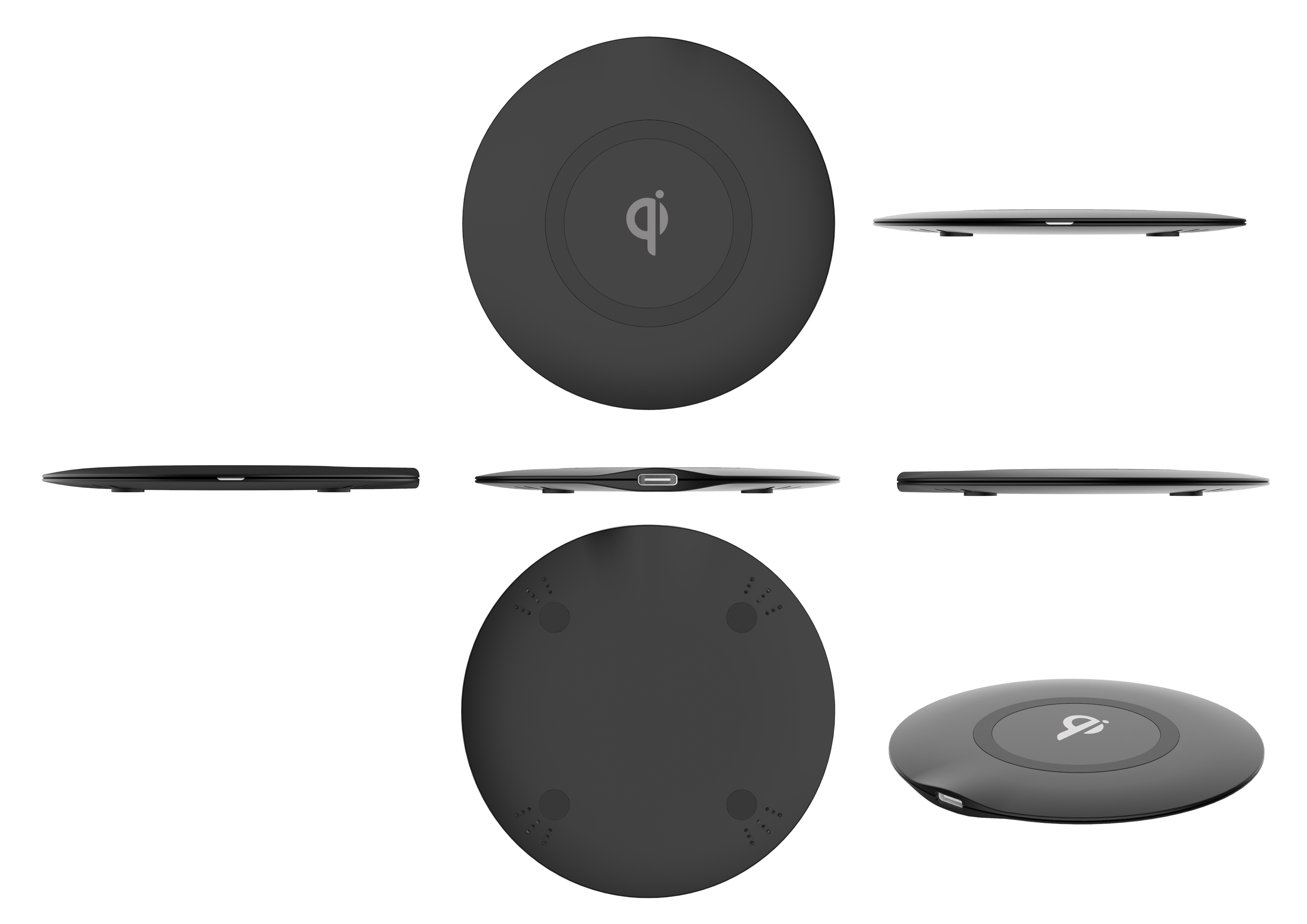 Super P Super Slim Wireless Charging Pad, 15W Fast Charging Pad with